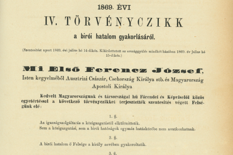 1869. IV. tc.