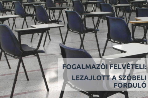 fogalmazói felvételi