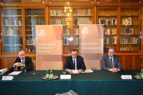 Évértékelő összbírói értekezletet tartottak a Kecskeméti Törvényszéken