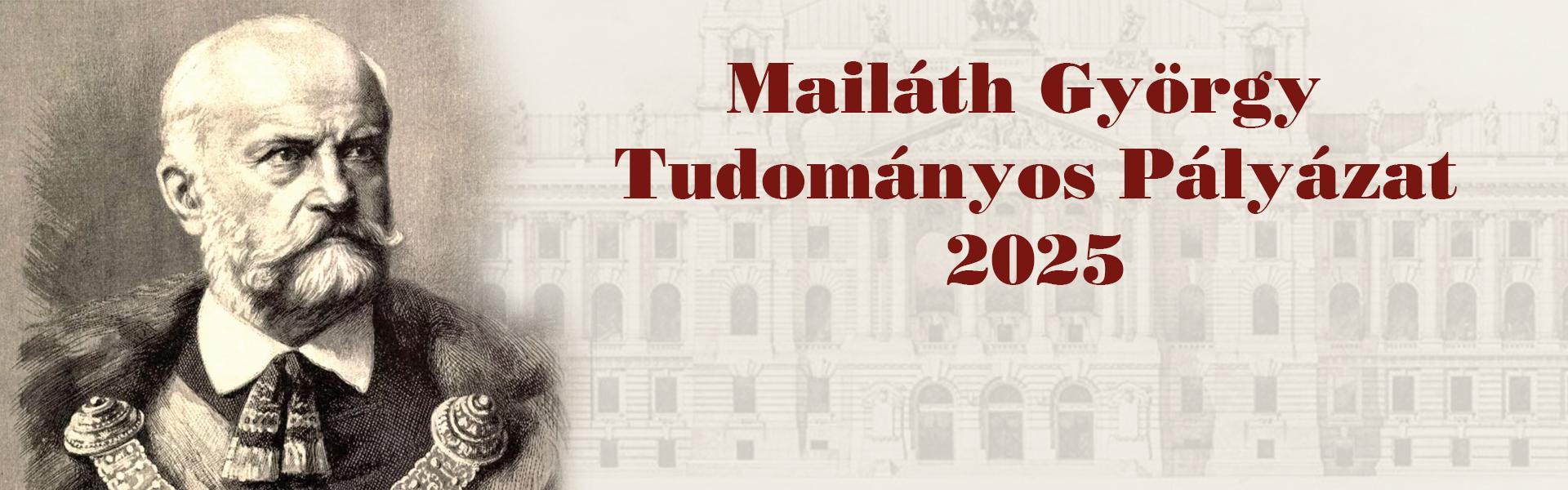 Megjelent a Mailáth György Tudományos Pályázat idei kiírása