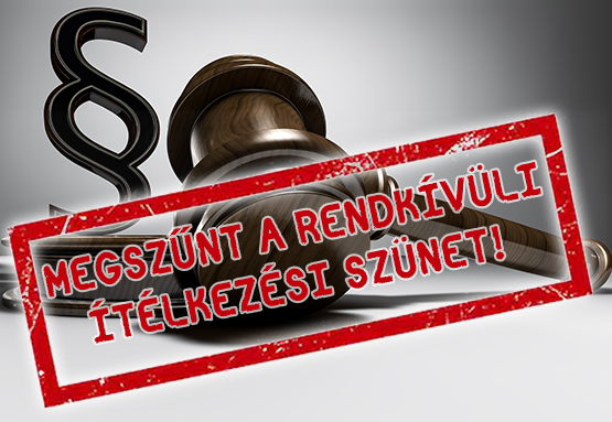 rendkívüli ítélkezési szünet