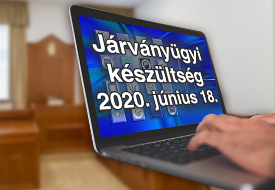 Járványügyi készültség tájékoztatók