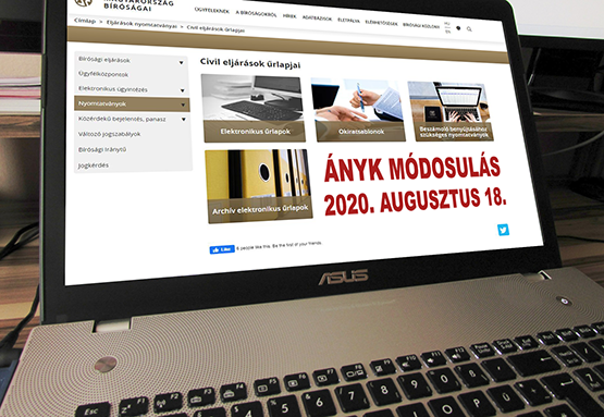 anyk modosulas