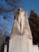 Ráth György sírja Budapesten. Kerepesi temető: 10/1-1-1.Maróti Géza alkotása